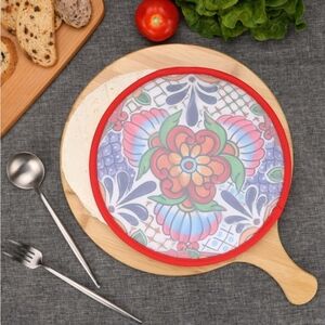 Prepara Fabric Tortilla Warmer‎ Floral Design NWT